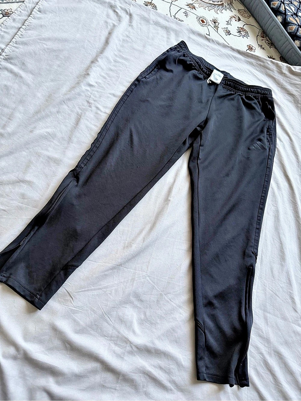 adidas Black Athletic Jogger Pants